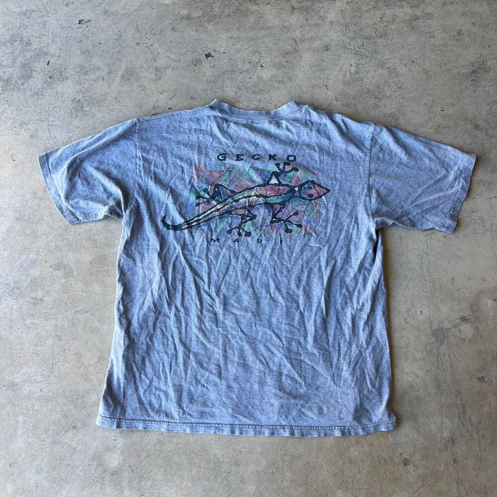 Gecko Crazy Shirts 90s tee animal nature mens size L Large